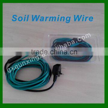 Soil heating wire warming cable