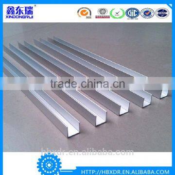 Materials 6063 Industrial u Shape Extrusion Profile of Aluminum photo-3