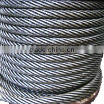 China manufacturer ungalvanized steel wire rope for ordinary use