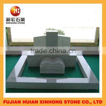 Europe Style Black Heart Shape Cemetery Headstone photo-2