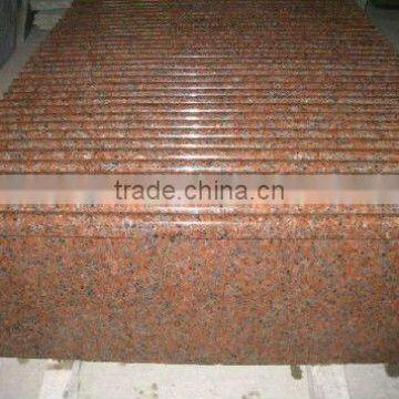 G562 Maple Red Granite Stairs Indoor Stair Steps