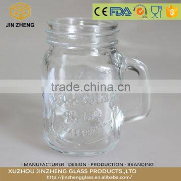 Mason Jar Candle Holder Shot Glass Wax Jar With Handle photo-2