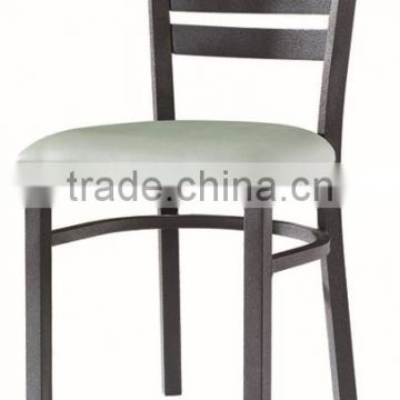 Factory directsale quality strong powder coated iron bar dining chairs for hotels LQ-AT2001H