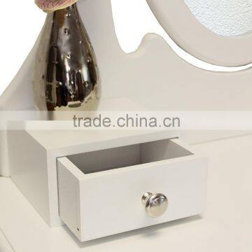 Durable Powder Coating Frame Mirrored Dresser Wholesale Wooden Carving Dressing Table Designs Antique Vanity Dresser With Mirror photo-2