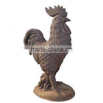 Cast Iron Vivid Rooster Statue Cock Statue photo-2