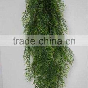 PE plastic hanging vine rattan bulk grass artificial hanging leaf