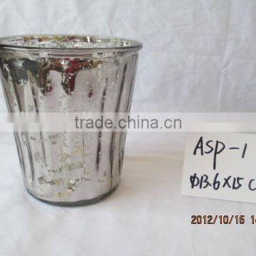 Best Price of Hot Selling Decoration Electroplate Glass Candle Holder Colored Holders Wholesale for Christmas photo-6