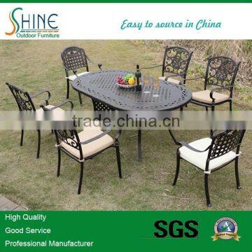 6+1 Cast aluminum dining set SCAF015