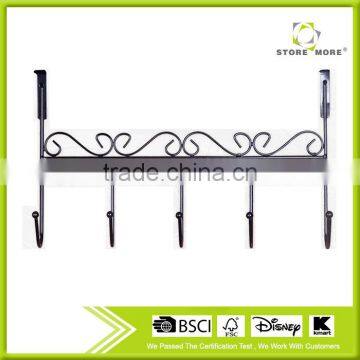 Store More Metal Wire Black 5 Over The Door Hook