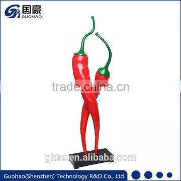 Custom Resin Red Man and Buddha Sculpture Statue photo-6