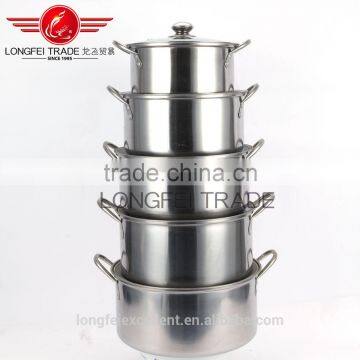 2016 Best Quality 4pcs Stainless Steel Chinese-style Soup Pot Set/cooking Pot photo-3