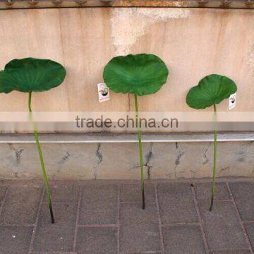 84cm length artificial PU lotus leaves plastic lotus leaves