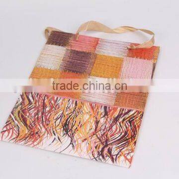 Foldable Gift Bag With Checked Pattern/ Shopping Bag photo-3