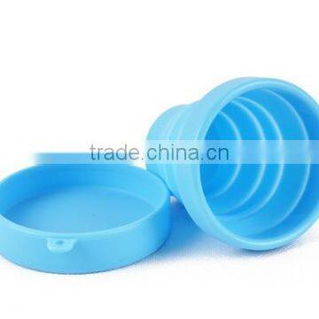 Camping Collapsible Silicone Cup for Promotion Silicone Foldable Cup photo-5