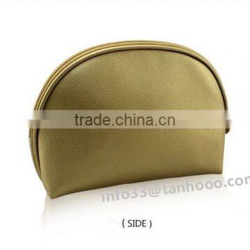 OEM Fashion 100% real leather cosmetic bag - make up bag price Good quality