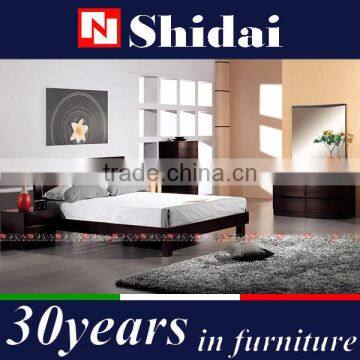 stylish wooden double bed / double bed size / modern double beds B66