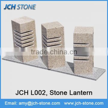 JCH-STONE nature granite stone small lanterns