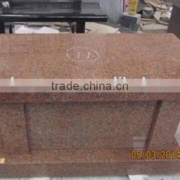 Wholesale Red Granite Bench Cremation