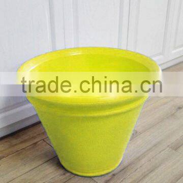 Big Size Colorful Flower Pot PE Material Gardon Pots photo-5