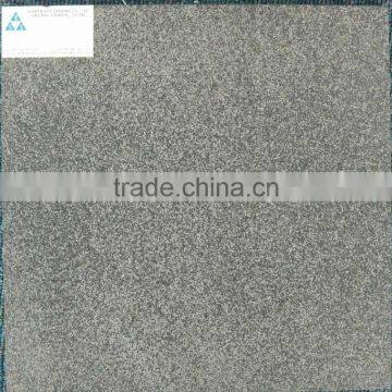 G684 China black basalt sandblasted & brushed floor tiles