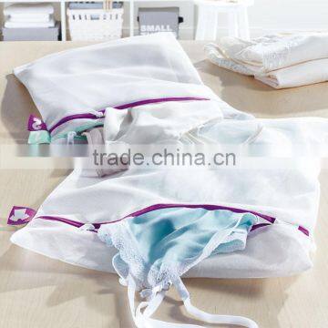Polyester net mesh travel laundry folding bra portable underwear wash bag