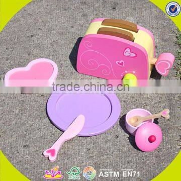 wholesale baby wooden breakfast toy , educational kids wooden breakfast set toy, funny child wooden breakfast toy W10B109