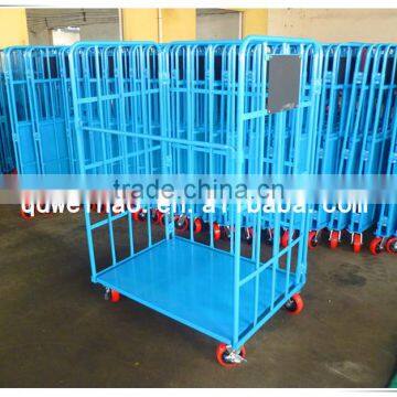 Wholesale Korea Folding Storage Steel Heavy Duty Roll Container With Caster RC-01 photo-4