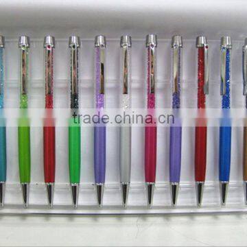 competitive price crystal diamond ball pen for wedding