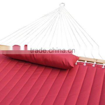 Simple Design Camping Quilted Double Hammock With One Color photo-2