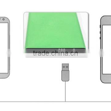 5000mAh Hot Selling Ultra Thin Power Bank With Power Switch