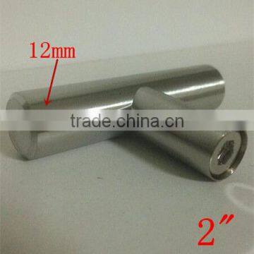 2" 12mm Solid Stainless Steel 201 T-Knob Drawn Pull 30020 photo-6