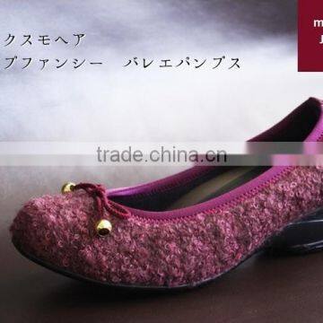 Fashionable and Preminum shoe ladies with comfortable fabric made in Japan