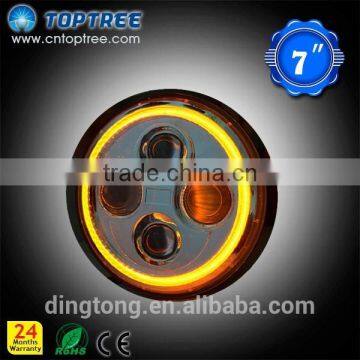 7inch Round Low and high Beam LED Headlight with DRL for landrover