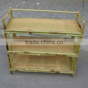 Bamboo Supermarket for Dispaly Shelf and Storage Rack Combination