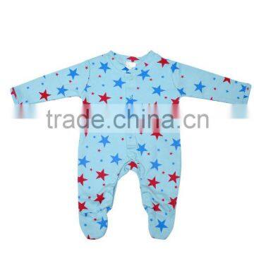 Baby Romper_100% Organic Cotton Comfortable Baby Romper and Organic Printed Long Sleeve and Short Sleeve Baby Romper With Night photo-4