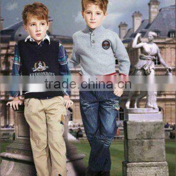 Chinese kids Sweater Manufacturer ,professional OEM kids sweater , kids sweater with print and embroidery