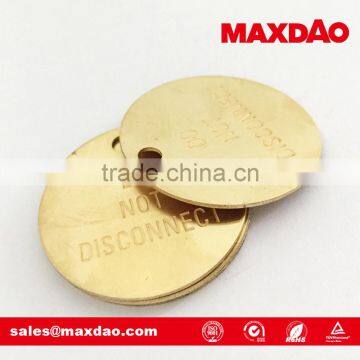 Circular Brass Tag photo-2