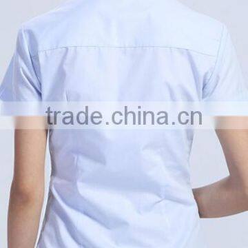 Women Dress Shirt Office Uniform Ladies Shirt Short Sleeve Shirts photo-5