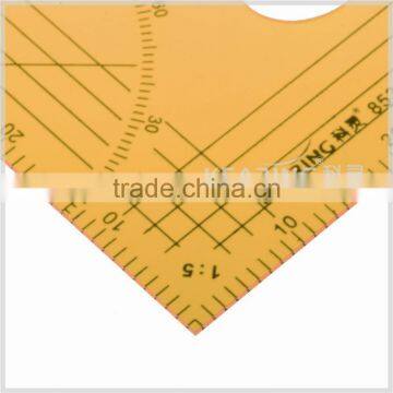 Kearing Brand Plastic Transparent Yellow Scale Ruler,economical Tailor Scale Ruler#8535B photo-6