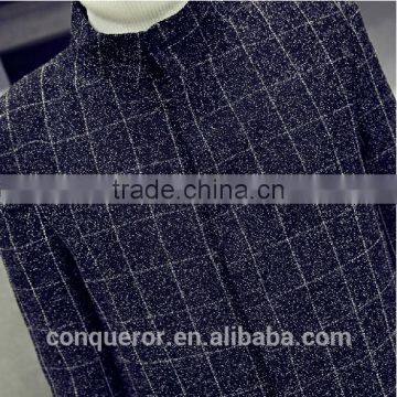 Grid Fashion Wool Winter Men Overcoat BCL013 photo-4