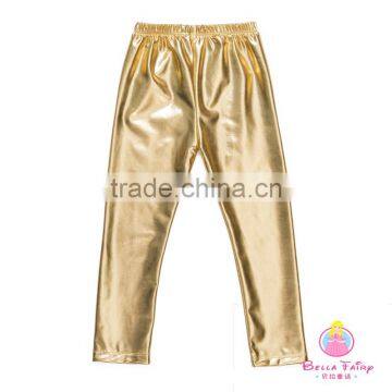 Wholesale New Style Fall Boutique Girls Pants Fabric Printed Gold Baby Legging Baby Pants Made in China 2016 photo-2