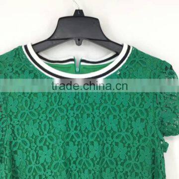 Yiwu Leftover Stock Latest Design Ladies Lace Dress photo-3