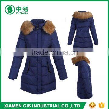 Fashion Style Warmful Winter Fur Collar Women Goose Down Coat photo-4
