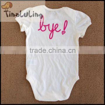 fashion infant baby white bodysuits,newborn baby romper