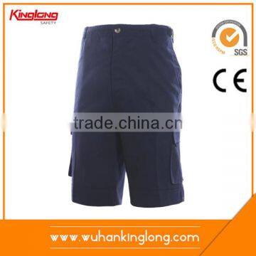 Polycotton Elastic Waist Trousers Mens Safety Work Uniform Shorts