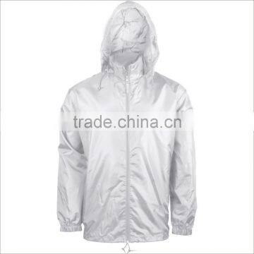 Guangzhou Custom Hooded Mens Windbreaker In Colors photo-3