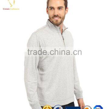 Winter Pullover Thick 1/4 Zip Up Knitted Men Sweater photo-3