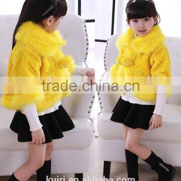 Fashion Faux Fur Cloak Coat Girls Children Cardigans Hairy Overcoat Cape Luxury Short Sleeve Top Jacket Kids Outerwear photo-4