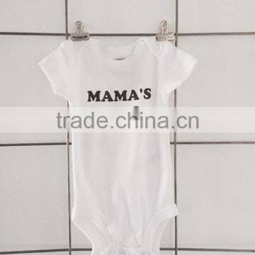 Short Sleeve Style and newborn to 18/24 months Age baby onesie clothes manufacturer