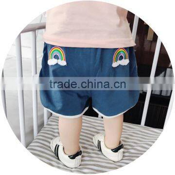 S17420A Baby Boys Shorts 2017 Summer Cotton Loose Short For Newborn photo-2